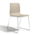 Kitchen Chair in Technopolymer and Steel Made in Italy 2 Pieces - Garland