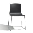 Kitchen Chair in Technopolymer and Steel Made in Italy 2 Pieces - Garland Viadurini