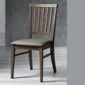 Kitchen Chair Solid Beech Wood and Ecoleather Italian Design - Rosita