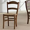Italian Design Classic Solid Wood Kitchen Chair - Monika