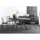 Modern Design Kitchen Chair in Polypropylene and Metal Made in Italy - Go Viadurini