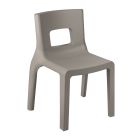 Stackable Kitchen Chair in Polyethylene Made in Italy 2 Pieces - Alassio Viadurini