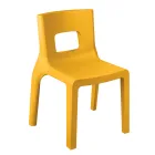 Stackable Kitchen Chair in Polyethylene Made in Italy 2 Pieces - Alassio Viadurini