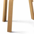 Kitchen Chair in Natural Curved Beech Wood Made in Italy - Cassiopea Viadurini