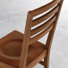 Beech Wood Kitchen Chair and Solid Wood Seat - Rabasse Viadurini