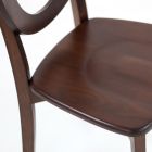 Kitchen Chair in Solid Beech Wood Italian Design - Marrine Viadurini