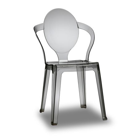 Kitchen Chair in Recyclable Polycarbonate Made in Italy 4 Pieces - Congo Viadurini