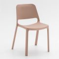 Kitchen Chair in Colored Polypropylene Made in Italy, 4 Pieces - Elvira