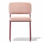 Kitchen Chair in Fabric and Metal Made in Italy, 2 Pieces - Connubia Sixty Viadurini