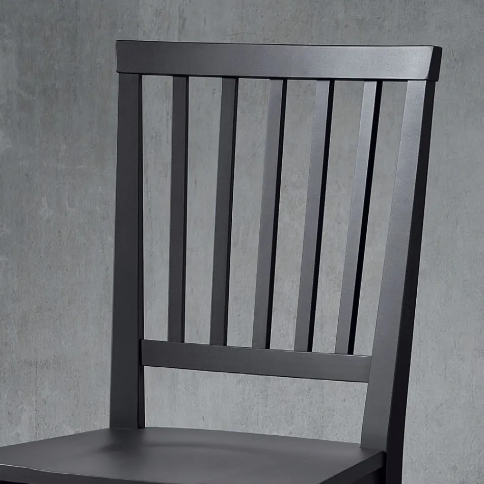 Kitchen Chair Solid Beech Wood Elegant Italian Design - Rosita Viadurini