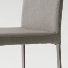 Fabric Upholstered Kitchen Chair Made in Italy, 2 Pieces - Mawi Viadurini
