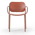 Outdoor Chair with Metal Armrests Made in Italy 2 Pieces - Synergy