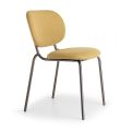Outdoor Chair with Padded Seat and Backrest Made in Italy - Sisibold