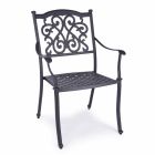 Stackable Outdoor Chair in White or Anthracite Aluminum, 4 Pieces - Ode Viadurini