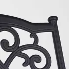 Stackable Outdoor Chair in White or Anthracite Aluminum, 4 Pieces - Ode Viadurini