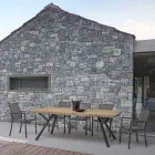 Stackable Outdoor Chair in Painted Aluminium, Homemotion, 4 Pieces - Vicki Viadurini