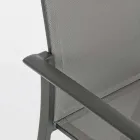 Stackable Outdoor Chair in Painted Aluminium, Homemotion, 4 Pieces - Vicki Viadurini