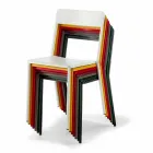 Outdoor Stackable Metal Chair Made in Italy, 4 Pieces - Xylia Viadurini