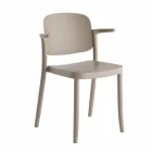 Stackable Outdoor Chair in Polypropylene Made in Italy, 4 Pieces - Bertina Viadurini