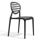 Stackable Outdoor Chair in Technopolymer Made in Italy 6 Pieces - Rosaria Viadurini