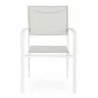 Stackable Outdoor Chair in Textilene Homemotion, 6 Pieces - Narcissa Viadurini