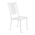 Outdoor Chair in Galvanized Steel Stackable 4 Pieces Made in Italy - Sibo Viadurini