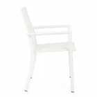 Outdoor Chair in Aluminum with Armrests of Homemotion - Casper Design Viadurini