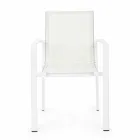 Outdoor Chair in Aluminum with Armrests of Homemotion - Casper Design Viadurini