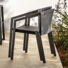 Outdoor Aluminum Chair with or Without Cushion, High Quality, 4 pcs - Filomena Viadurini
