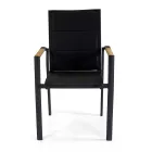 Outdoor Chair in Aluminum with Double Layer Textilene - Excursion Viadurini