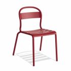 Outdoor Stackable Aluminum Chair Made in Italy, 4 Pieces - Ulyssa Viadurini