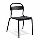 Outdoor Stackable Aluminum Chair Made in Italy, 4 Pieces - Ulyssa Viadurini