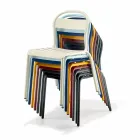 Outdoor Stackable Aluminum Chair Made in Italy, 4 Pieces - Ulyssa Viadurini