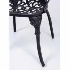 Outdoor Chair in Matt Finish Painted Aluminum, 2 Pieces - Casiro Viadurini