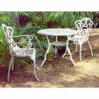 Outdoor Chair in Matt Finish Painted Aluminum, 2 Pieces - Casiro Viadurini