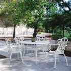 Outdoor Chair in Matt Finish Painted Aluminum, 2 Pieces - Casiro Viadurini