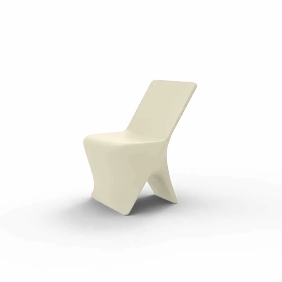 Modern design garden chair Sloo by Vondom, in polyethylene Viadurini