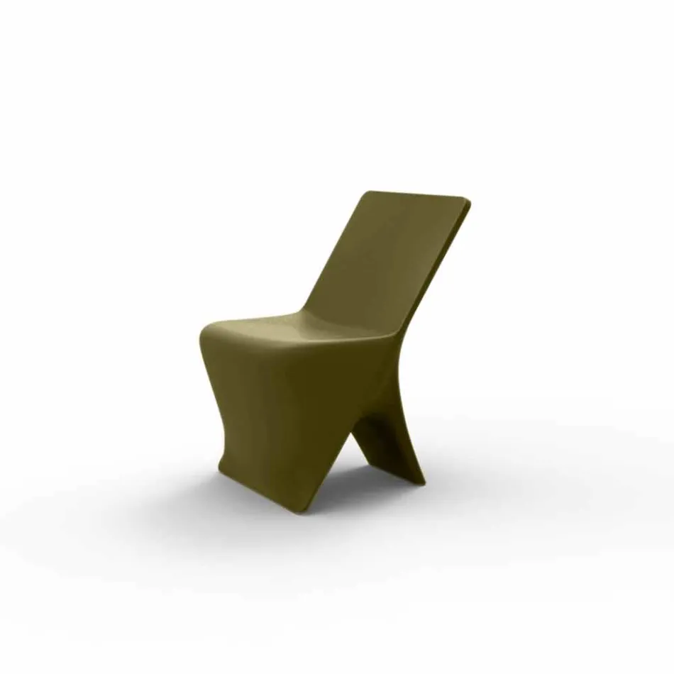 Modern design garden chair Sloo by Vondom, in polyethylene Viadurini
