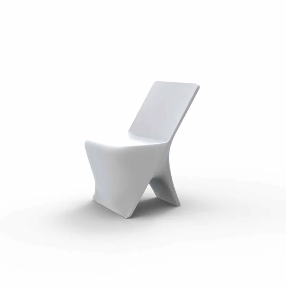 Modern design garden chair Sloo by Vondom, in polyethylene Viadurini