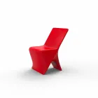 Modern design garden chair Sloo by Vondom, in polyethylene Viadurini