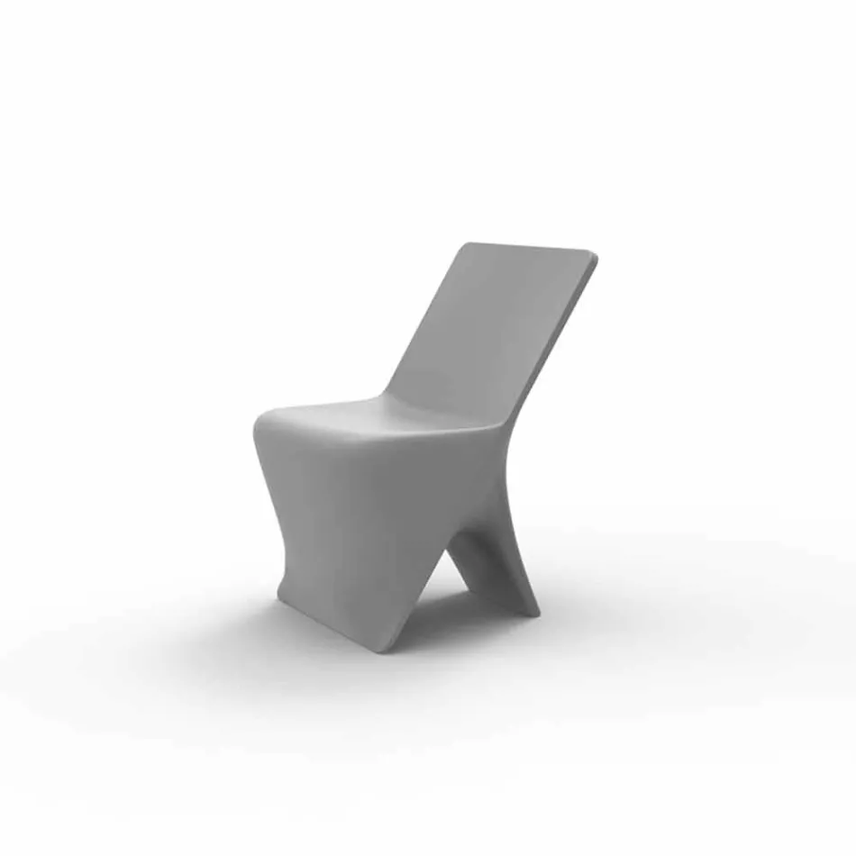 Modern design garden chair Sloo by Vondom, in polyethylene Viadurini
