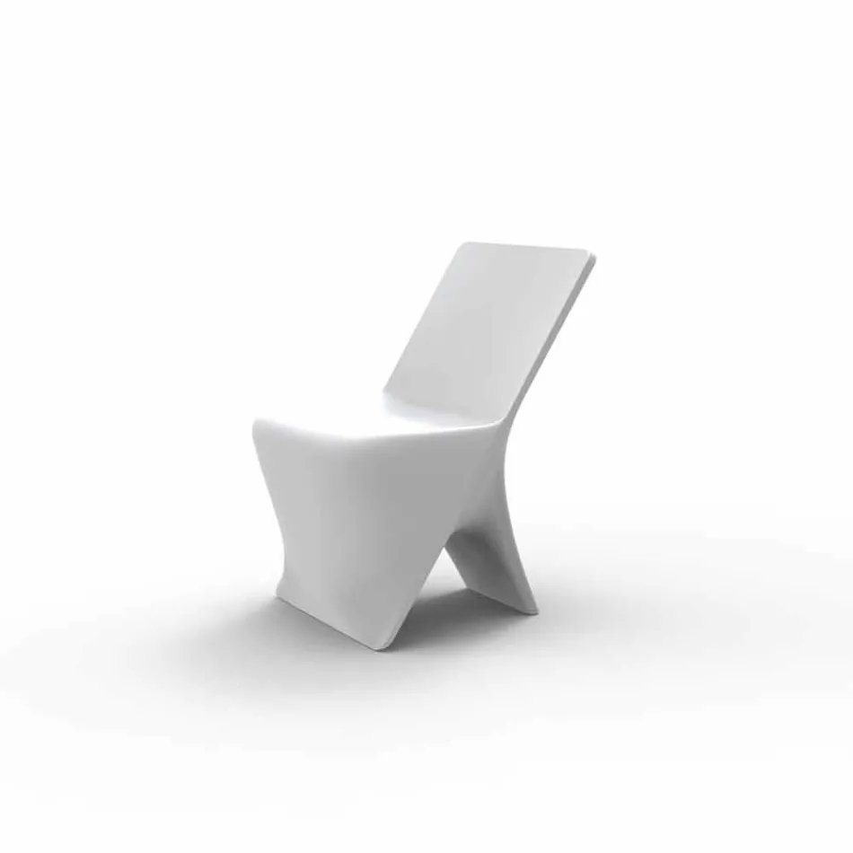Modern design garden chair Sloo by Vondom, in polyethylene Viadurini