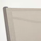 Stackable Garden Chair in Aluminum and Textilene Modern Design - Franz Viadurini