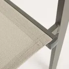 Stackable Garden Chair in Aluminum and Textilene Modern Design - Franz Viadurini