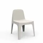 Solid Vondom stackable polypropylene garden chair, design Viadurini