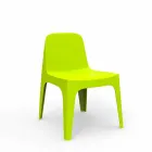 Solid Vondom stackable polypropylene garden chair, design Viadurini