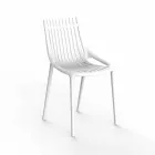 Stackable Colored Plastic Garden Chair 4 Pieces - Ibiza by Vondom Viadurini