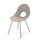 Garden Chair in Polyethylene and Aluminum Base Made in Italy - Ashley Viadurini