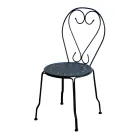 Garden Chair Made Entirely of Metal - Archive Viadurini