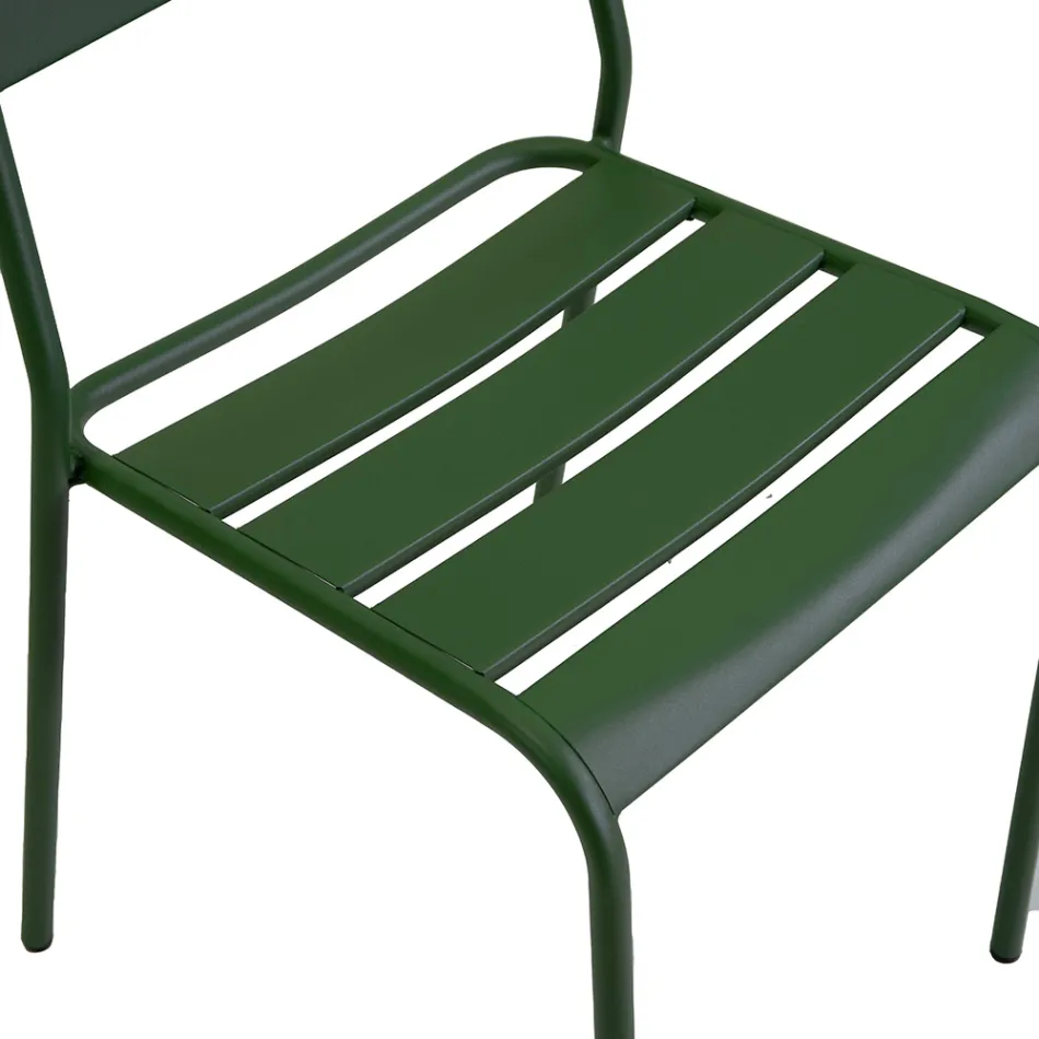 Garden Chair Made Entirely of Metal - Ribbon Viadurini